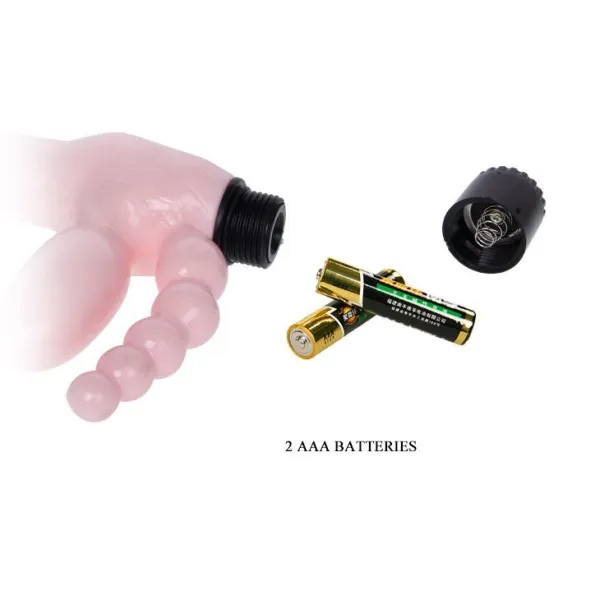 Seilloser Tpr-Gurt mit Vibration und Analstimulation 25,4 cm von Baile | Fesselliebe.de