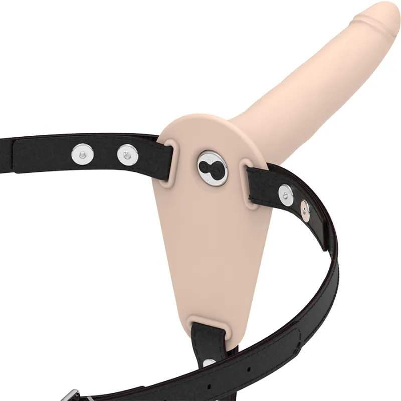 Hautfarbenes Silikonvibrator 15 cm von Fetish Submissive Harness | Fesselliebe.de