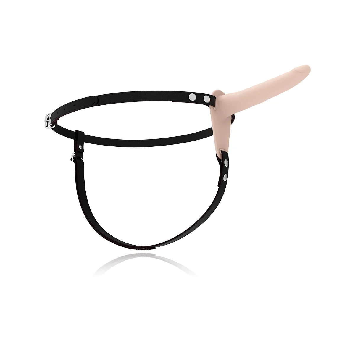 Hautfarbenes Silikonvibrator 15 cm von Fetish Submissive Harness | Fesselliebe.de