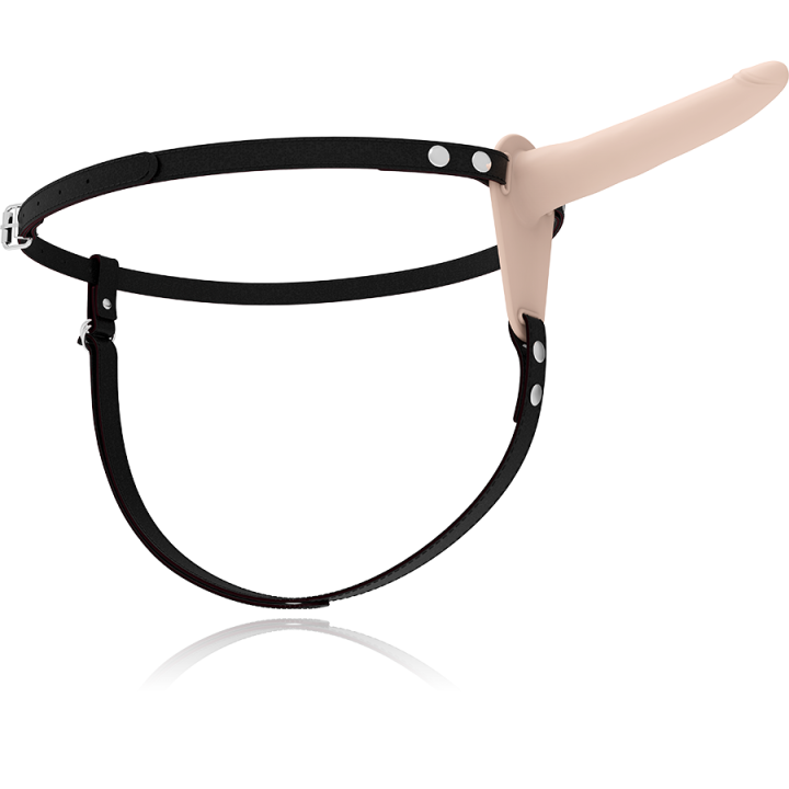 Hautfarbenes Silikonvibrator 15 cm von Fetish Submissive Harness | Fesselliebe.de