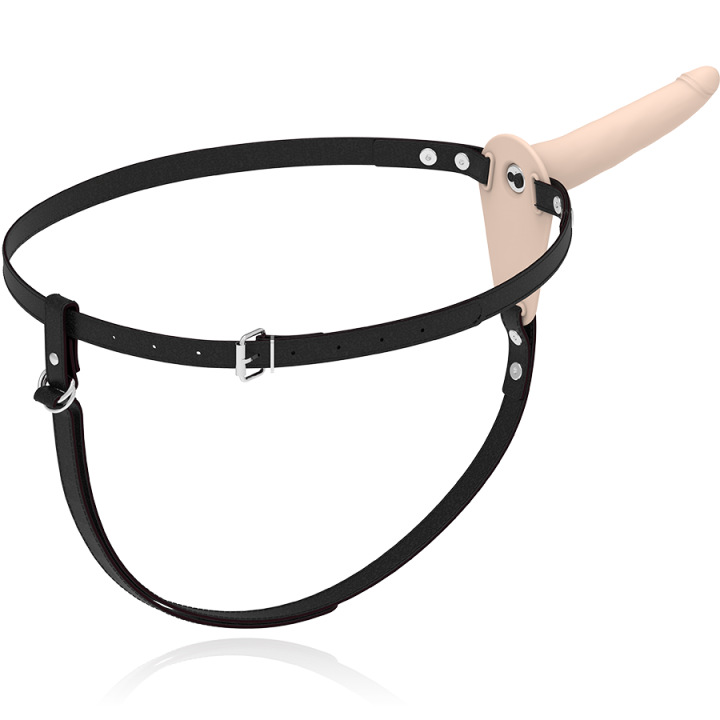 Hautfarbenes Silikonvibrator 15 cm von Fetish Submissive Harness | Fesselliebe.de