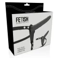 Schwarzer Silikonvibrator 15 cm von Fetish Submissive Harness