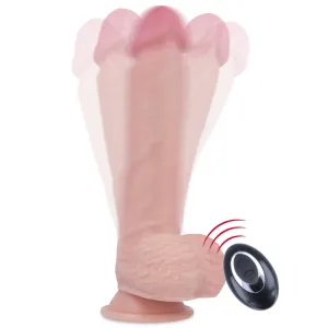 Harness + Flüssigsilikon Vibrator Premium Apache mit Fernbedienung 20,5 cm -O- 4,62 cm von Rock Army