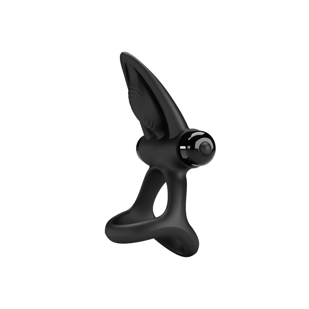 Vibrationsring 10 Vibrationen Schwarzes Silikon von Pretty Love Male | Fesselliebe.de