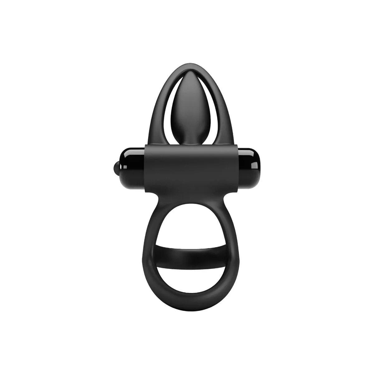 Vibrationsring 10 Vibrationen Schwarzes Silikon von Pretty Love Male | Fesselliebe.de