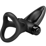 Vibrationsring 10 Vibrationen Schwarzes Silikon von Pretty Love Male | Fesselliebe.de