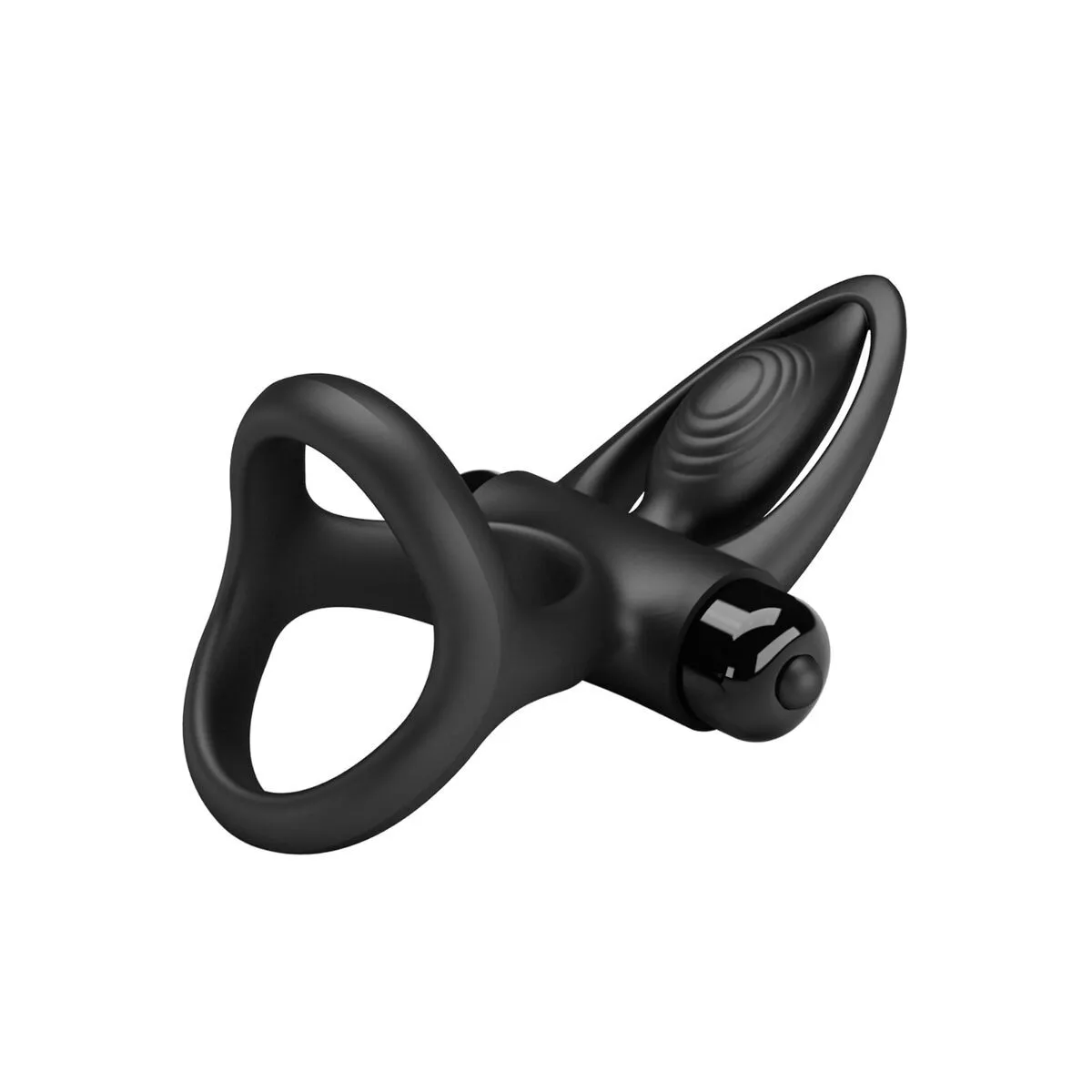 Vibrationsring 10 Vibrationen Schwarzes Silikon von Pretty Love Male | Fesselliebe.de