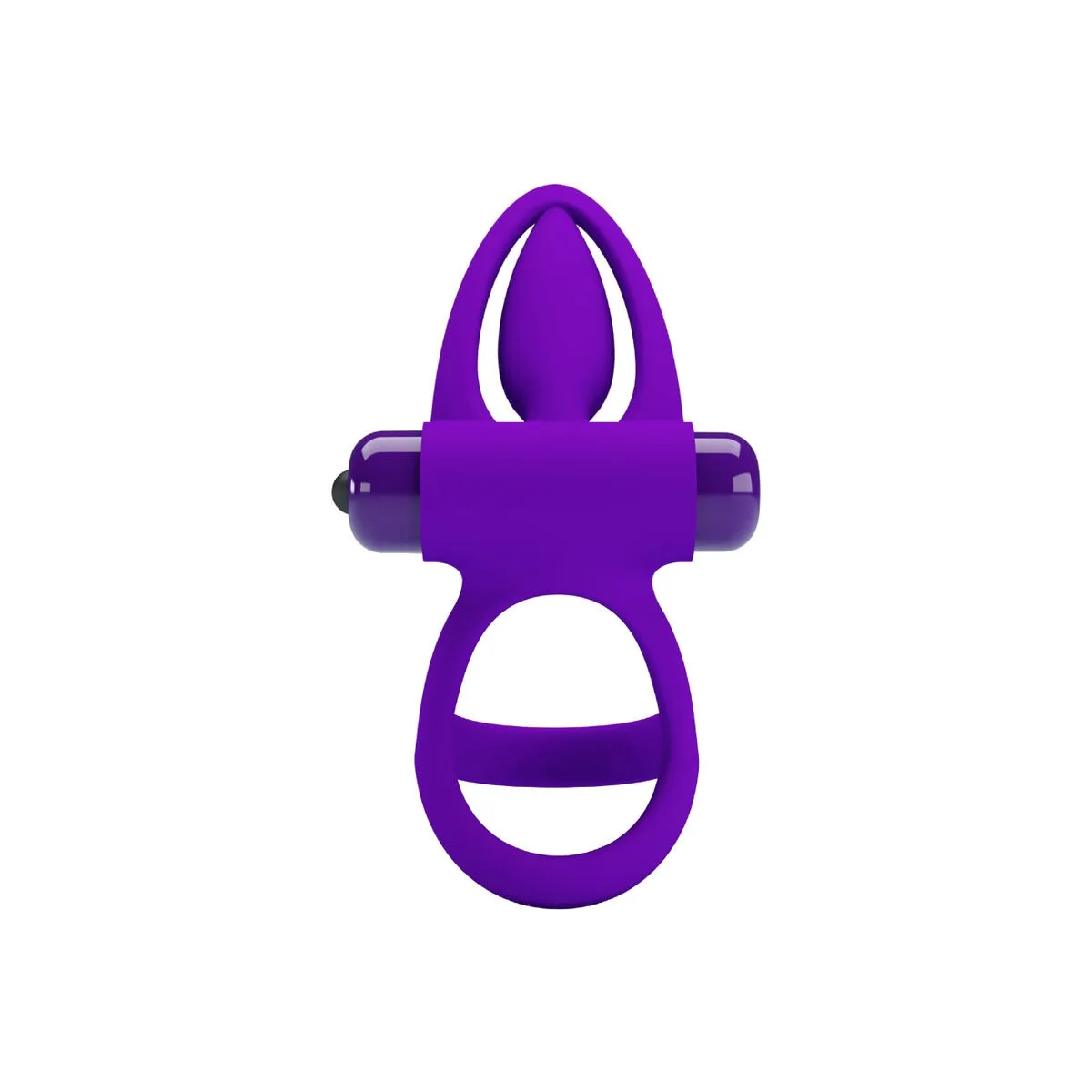 Vibratorring 10 Vibrationen Lila Silikon von Pretty Love Male | Fesselliebe.de