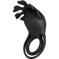 Ruben Vibratorring 7 Vibrationen Schwarzes Silikon von Pretty Love Male