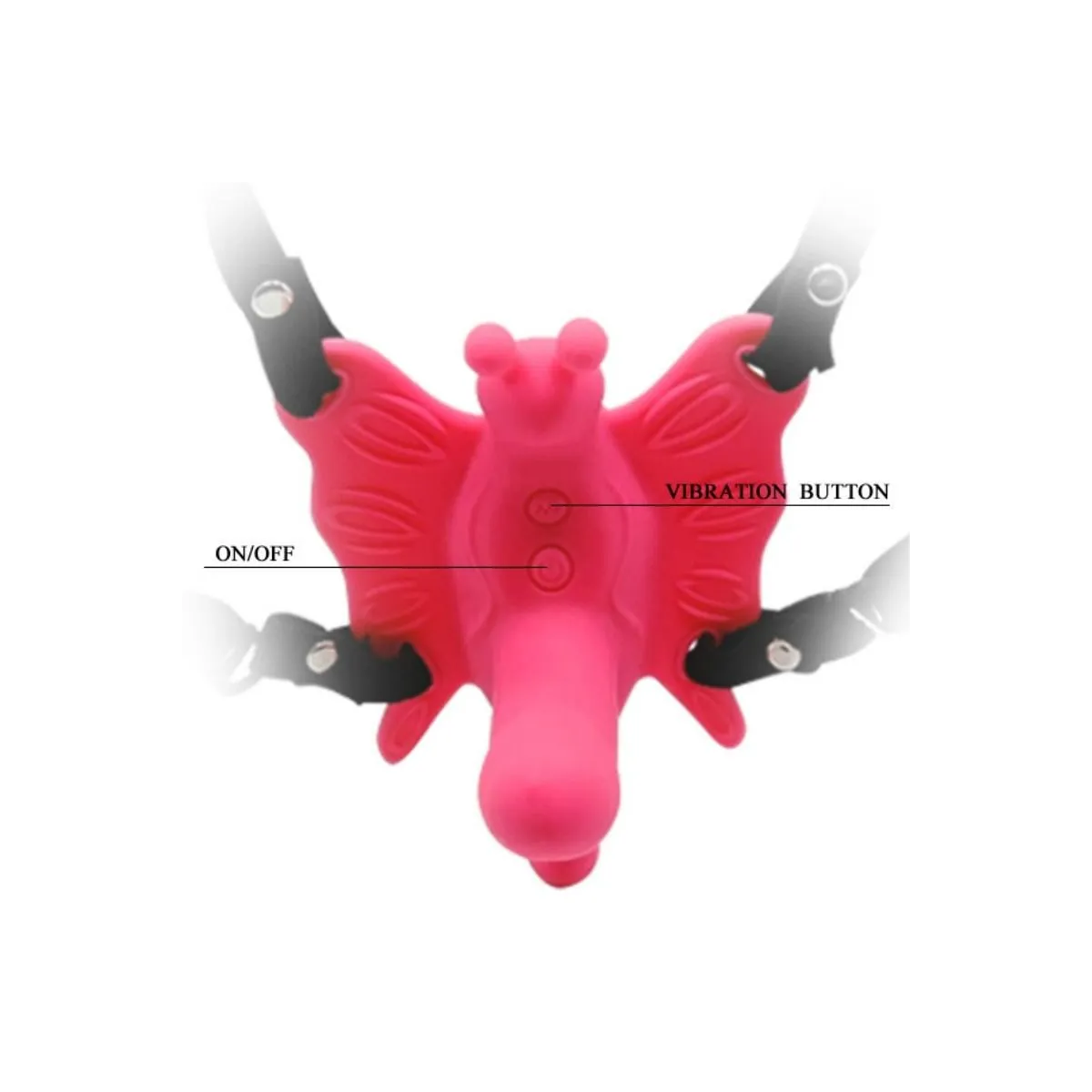 Ultra Leidenschaftliches Vibrierendes Schmetterlingsgeschirr von Baile Stimulating | Fesselliebe.de