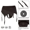 Boundless Thong mit Garter L/XL von Calexotics