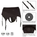 Boundless Thong mit Garter S/M von Calexotics