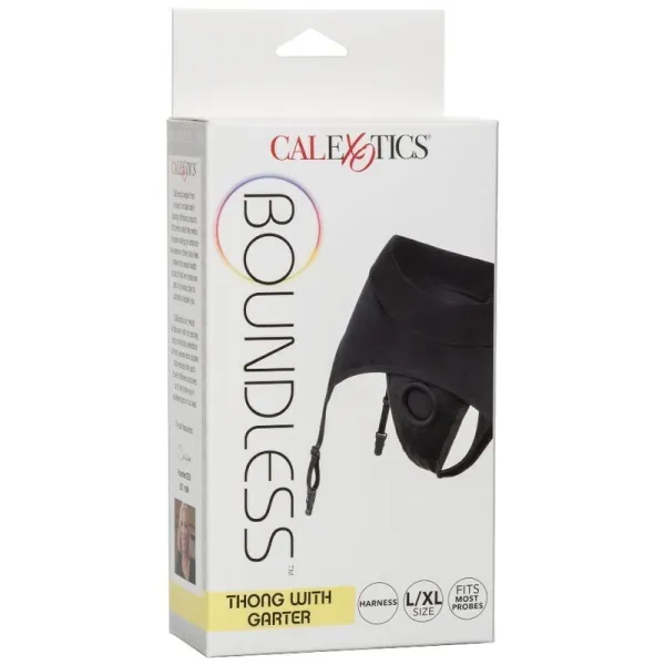 Boundless Thong mit Garter S/M von Calexotics | Fesselliebe.de