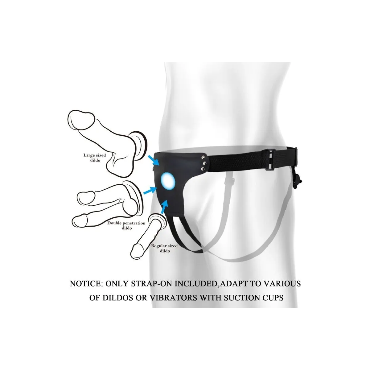 Love Spell Verstellbarer Gurt-Gurt-Ergänzung von Pretty Love Male | Fesselliebe.de