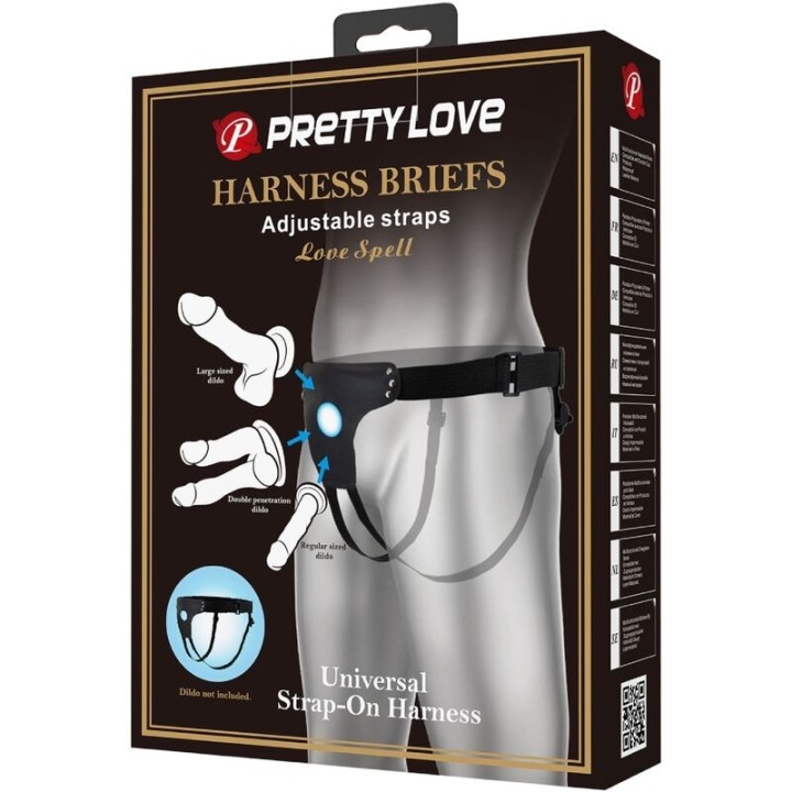 Love Spell Verstellbarer Gurt-Gurt-Ergänzung von Pretty Love Male | Fesselliebe.de