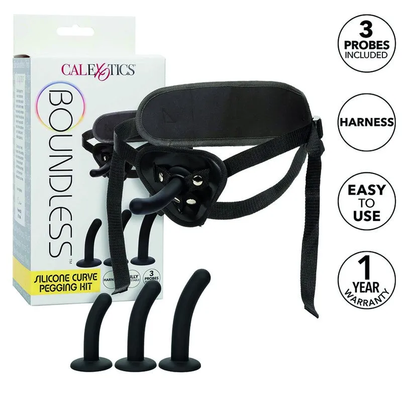 Boundless Silikon-Kurve-Pegging-Kit von Calexotics | Fesselliebe.de