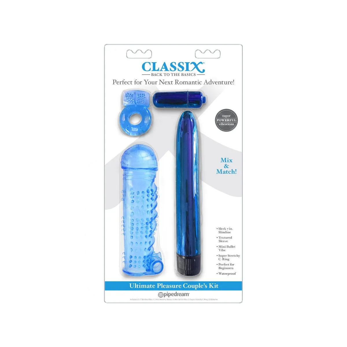 Ultimate Pleasure Couples Kit Azul von Classix | Fesselliebe.de