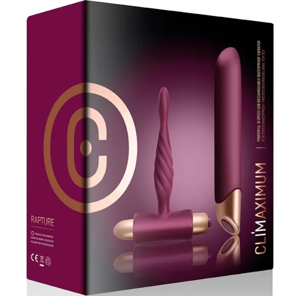 Rapture Kit Vibrator Classic + anfänger-Analplug von Climaximum | Fesselliebe.de