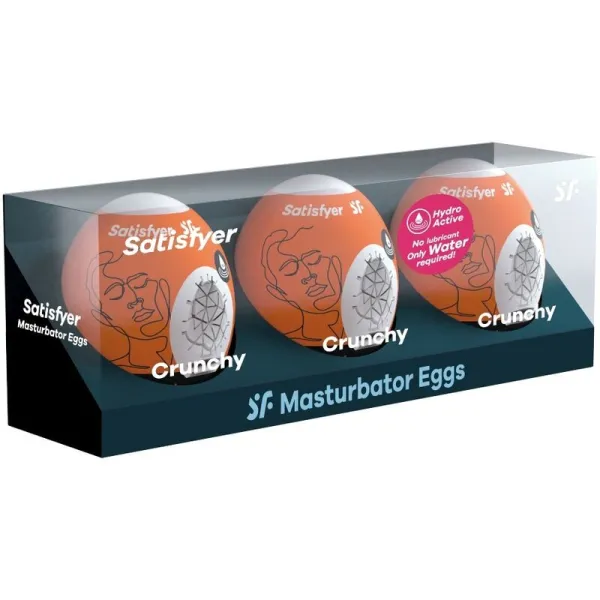 3 Masturbator Eier Naughty, Savage & Crunchy von Satisfyer Eggs | Fesselliebe.de