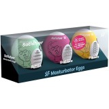 3 Masturbator Eier Riffle, Bubble & Fierce von Satisfyer Eggs | Fesselliebe.de