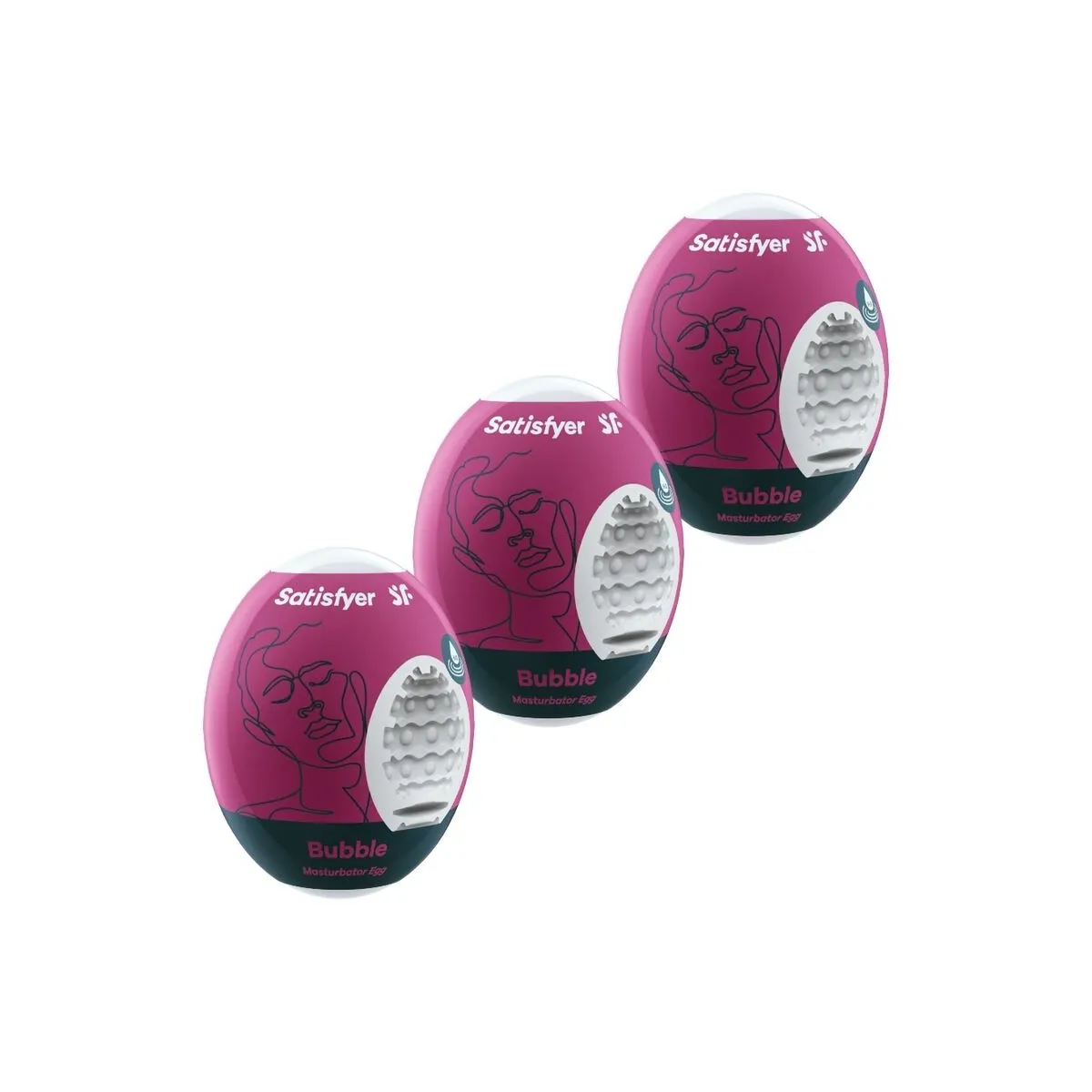 3 Masturbator Eier Bubble von Satisfyer Eggs | Fesselliebe.de