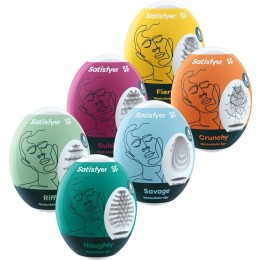 Masturbator Eier 6 Stück Set von Satisfyer Eggs | Fesselliebe.de