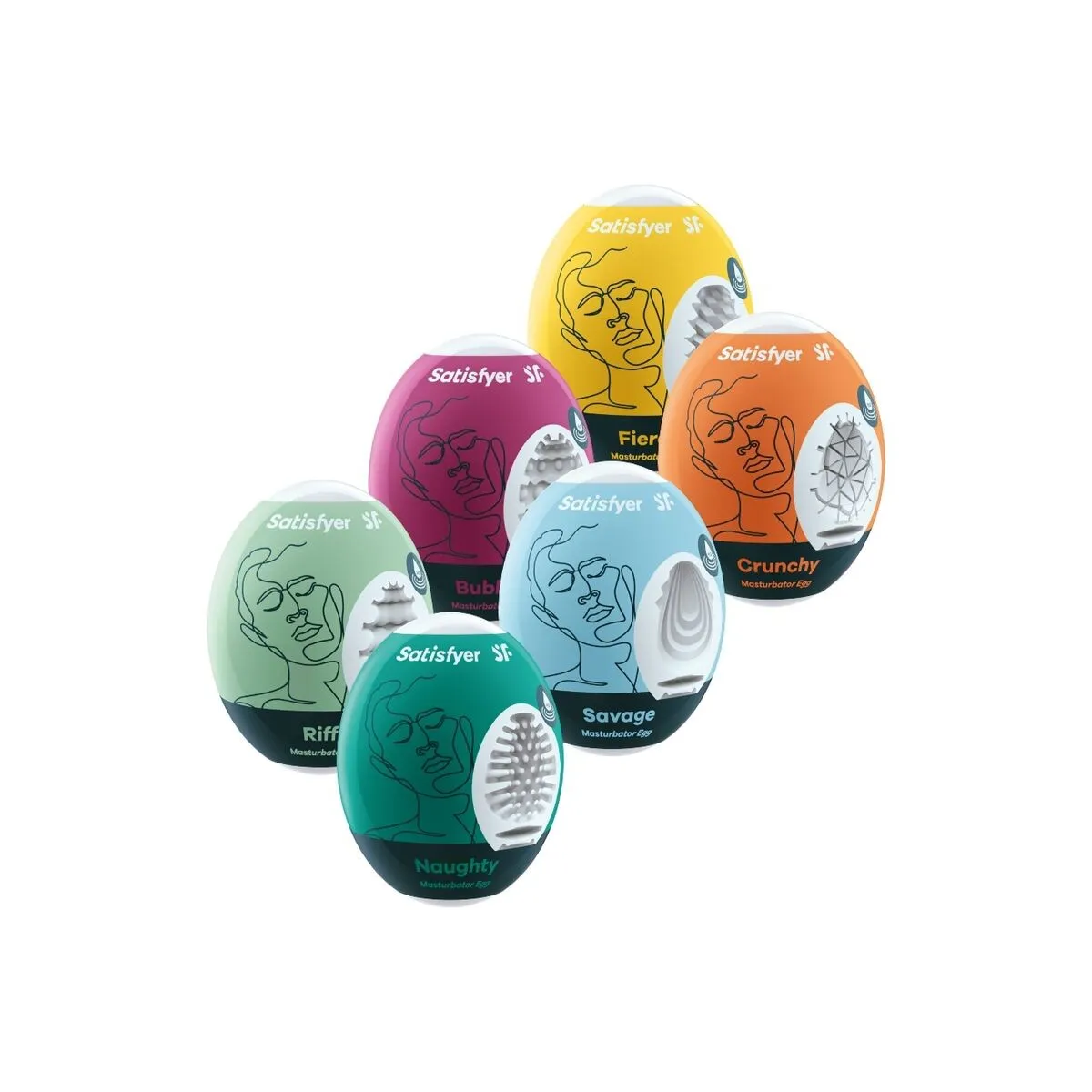 Masturbator Eier 6 Stück Set von Satisfyer Eggs | Fesselliebe.de