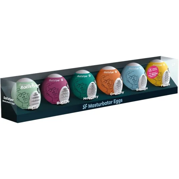Masturbator Eier 6 Stück Set von Satisfyer Eggs | Fesselliebe.de