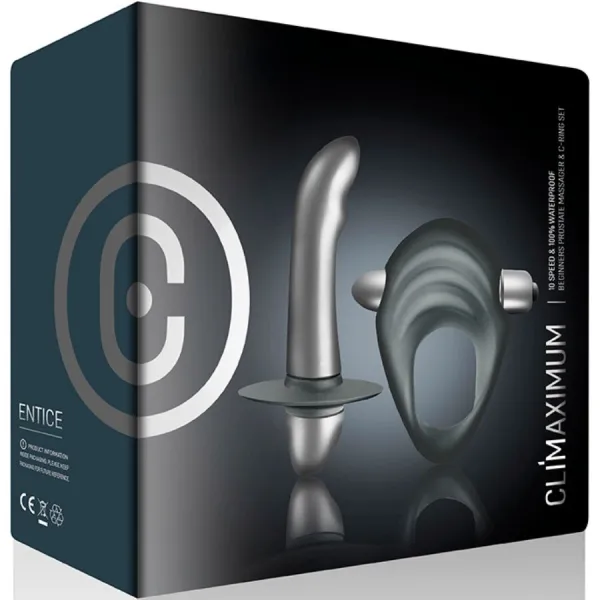 Entice Kit Cock Ring + Prostata Vibrator anfänger von Climaximum | Fesselliebe.de