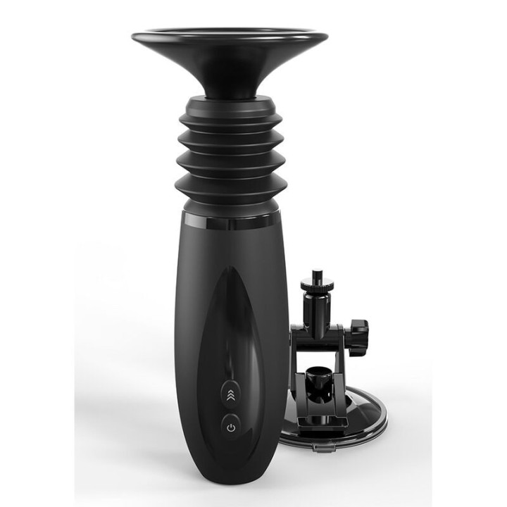 Body Dock Thruster Dildoklemme mit 7 Push-Modi Schwarz von Fetish Fantasy Series | Fesselliebe.de