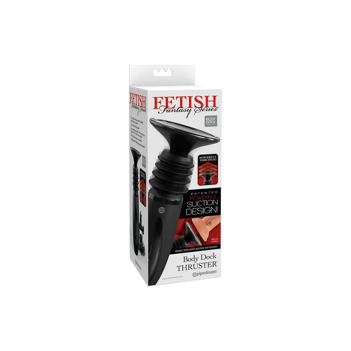 Body Dock Thruster Dildoklemme mit 7 Push-Modi Schwarz von Fetish Fantasy Series | Fesselliebe.de