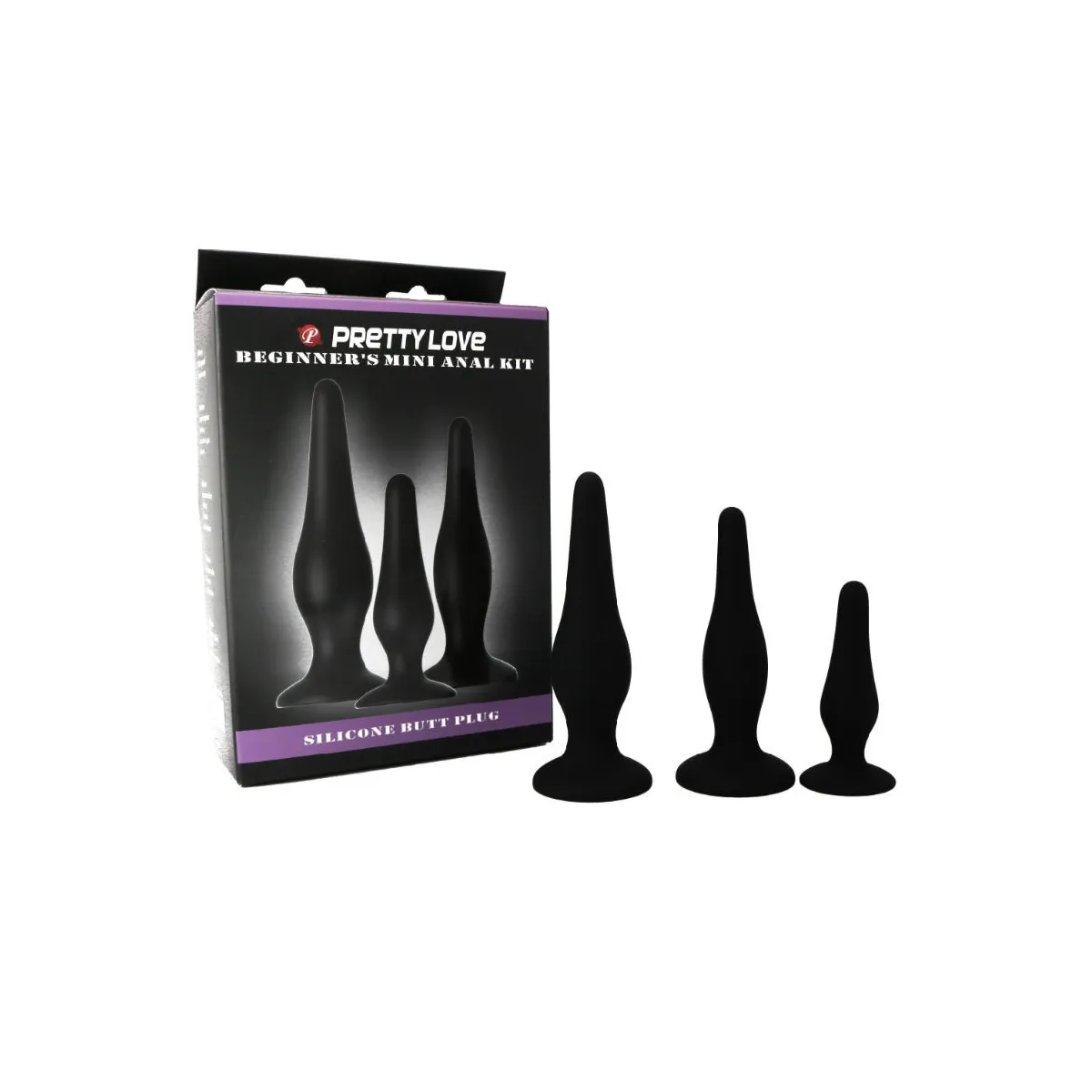 Analplugs Silikon Initiations Kit von Pretty Love | Fesselliebe.de