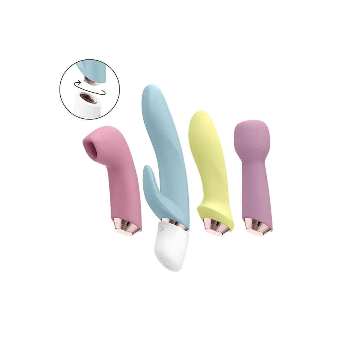 Marvelous Four Vibrator und Luftpulsset von Satisfyer Vibrator | Fesselliebe.de