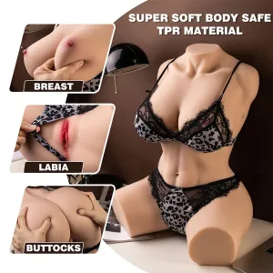 Muriel Realistischer weiblicher Torso mit Stoßfunktion, 55 cm von Xise