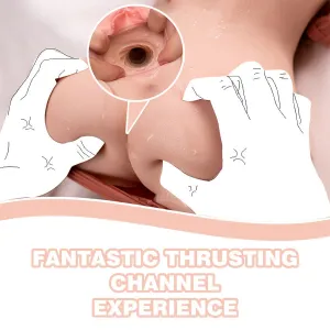 Kleiner, Realistischer Torso mit weiblicher Vibration, 40 cm von Xise