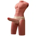 Jason Halbkörper Realistischer männlicher Torso mit Stoss- und Vibrationsmöglichkeiten 55 cm von Xise