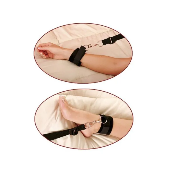 Bettbindungs-Rückhalte-Kit von Fetish Fantasy Series | Fesselliebe.de