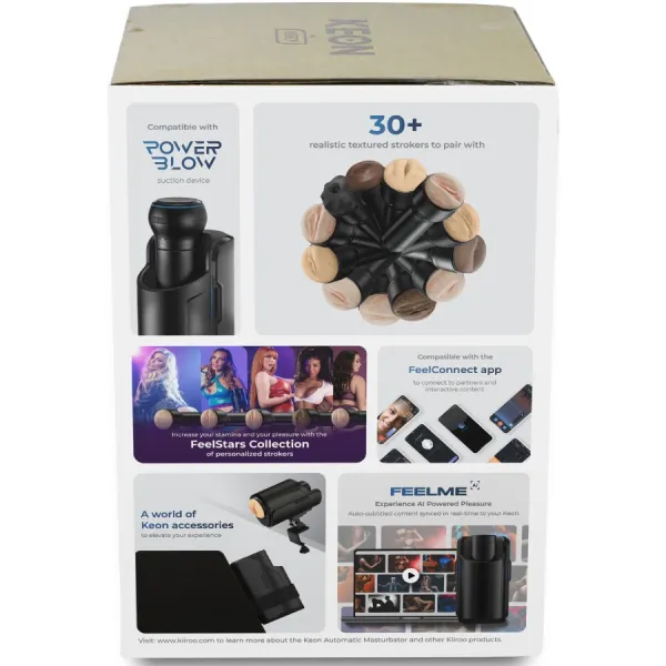 Keon Wifi Combo Automatischer Masturbator + Feel Stroker von Kiiroo | Fesselliebe.de