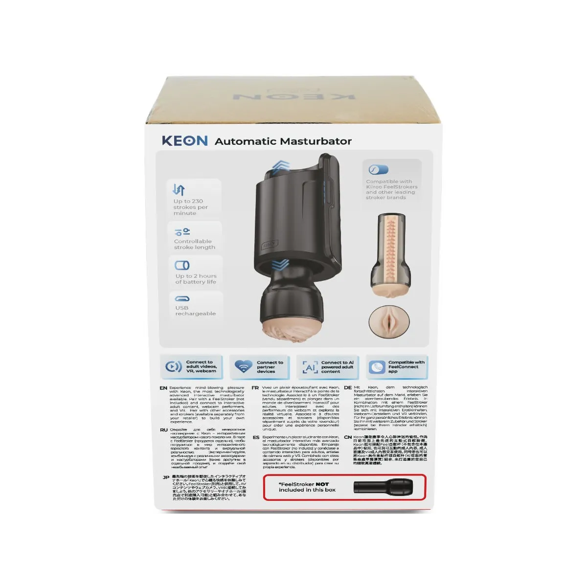 Keon Wifi Automatischer Masturbator von Kiiroo | Fesselliebe.de