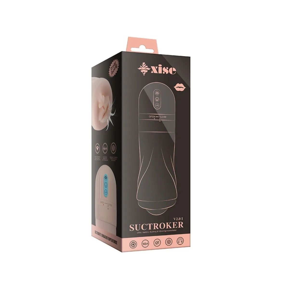 Suctroker V2,0 I Mundmasturbator mit Vibration von Xise | Fesselliebe.de