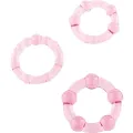 Set aus Drei Rosa Penisringen von Seven Creations