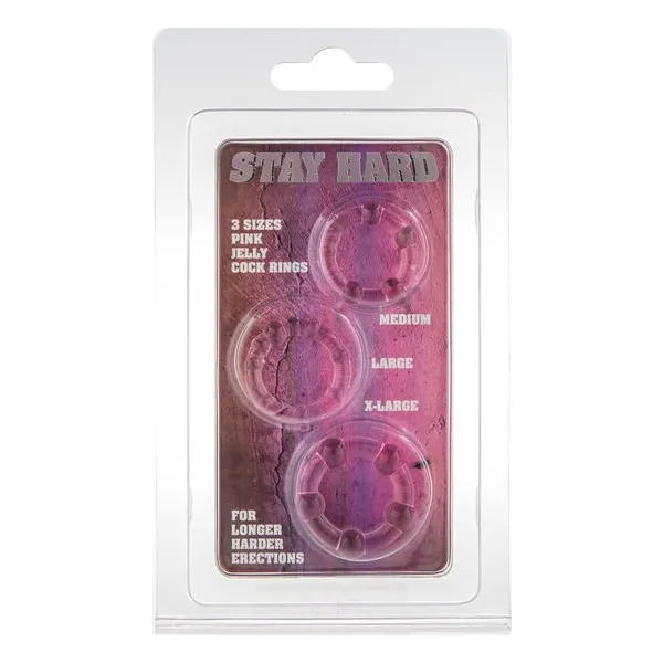 Set aus Drei Rosa Penisringen von Seven Creations | Fesselliebe.de