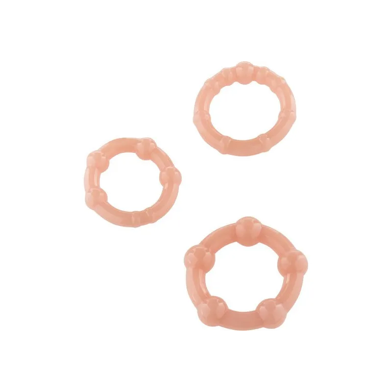 Set aus Drei Skin Penis Ringen von Seven Creations | Fesselliebe.de