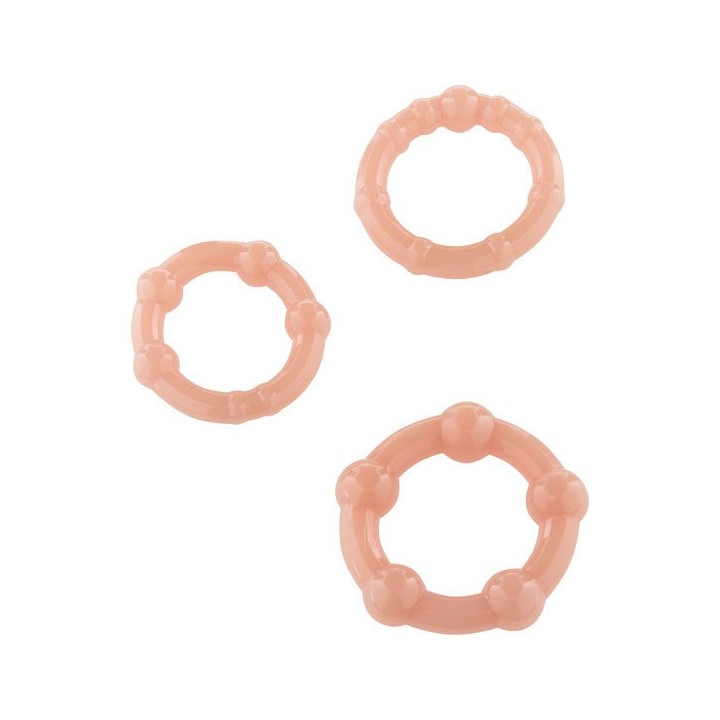 Set aus Drei Skin Penis Ringen von Seven Creations | Fesselliebe.de