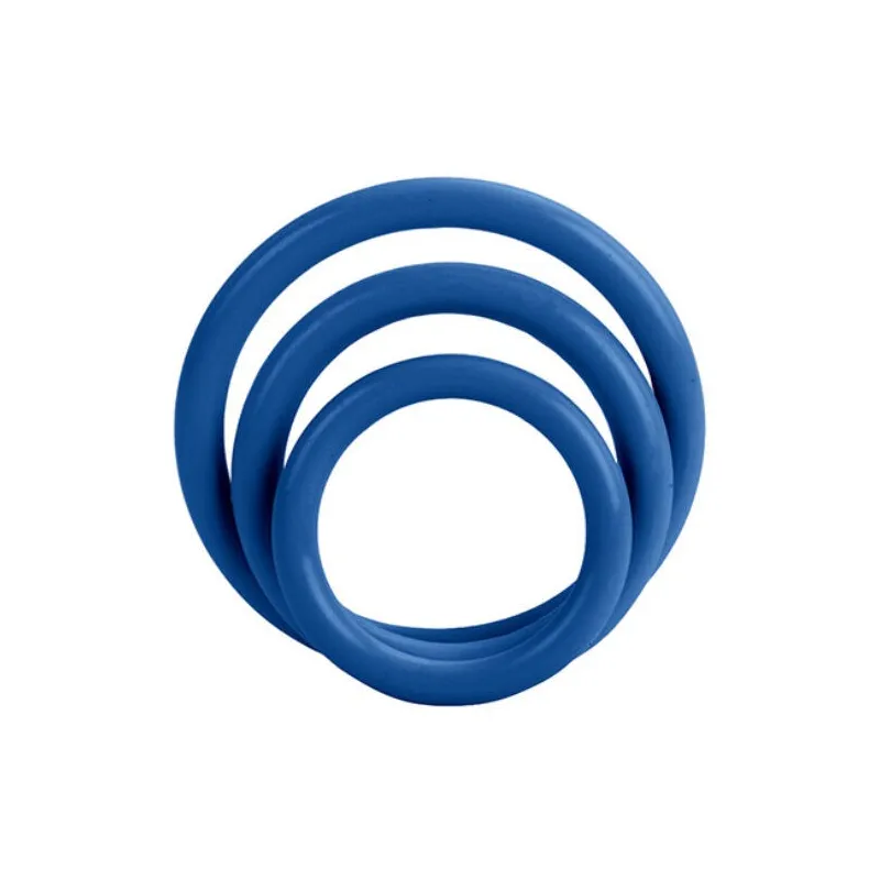 Tri-Rings Blau von Calexotics | Fesselliebe.de