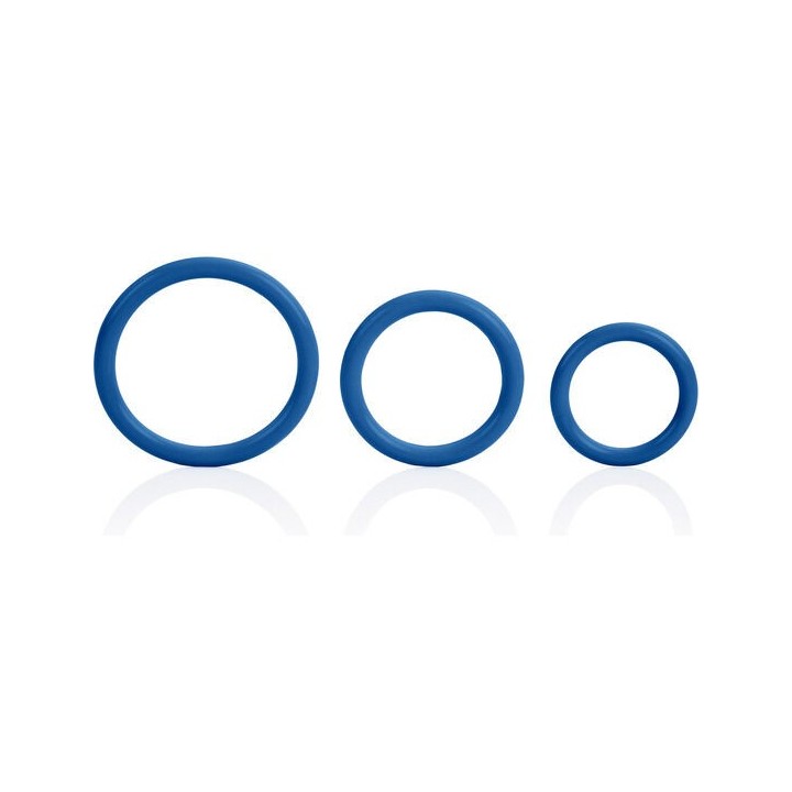 Tri-Rings Blau von Calexotics | Fesselliebe.de