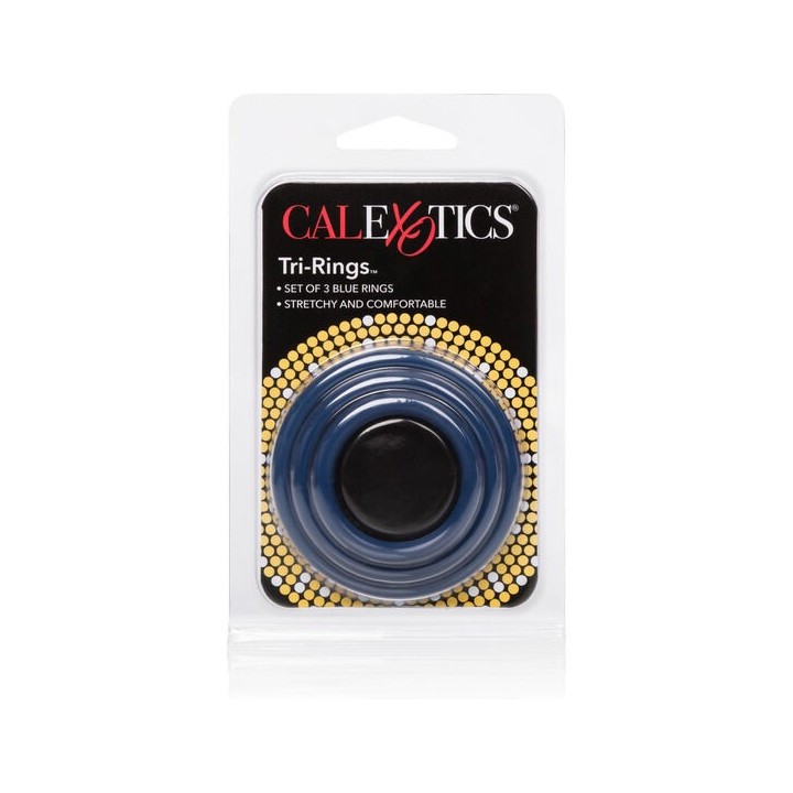 Tri-Rings Blau von Calexotics | Fesselliebe.de