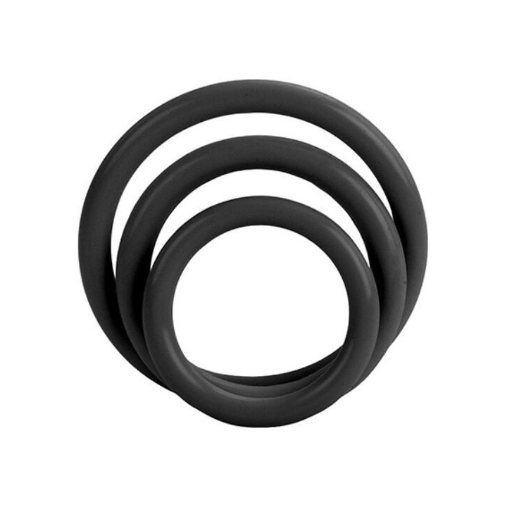 Tri-Rings Schwarz von Calexotics | Fesselliebe.de
