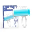 Blue Finger Stimulator von Casual Love