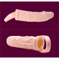 Penisverlngerungshülle mit Vibration und Gurt für Hoden 13,5 cm von Baile For Him